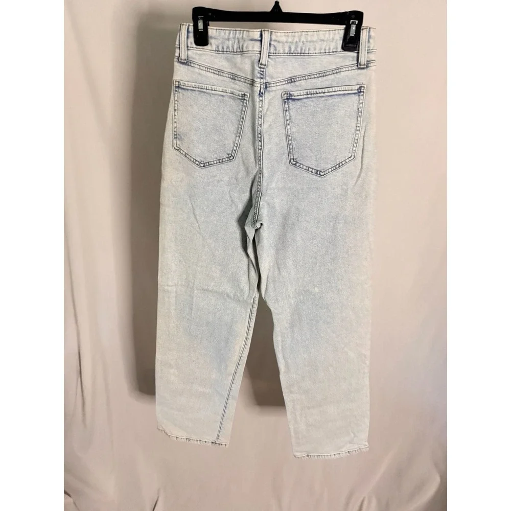 SO - Baggy Dad Jeans Highest Rise Light Acid Wash‎ - Blue - 11/30W - Womens